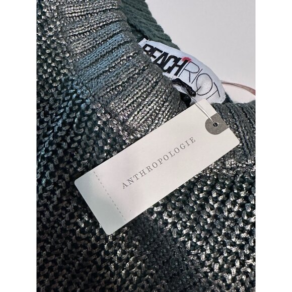 NWT Beach Riot woman Med Cardigan Sweater Shimmer Metallic Anthropologie $168 - Picture 9 of 10